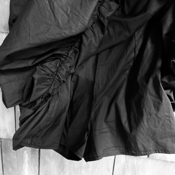 Anthropologi En Saison Womens Black Tiered Puffy Nicollete Romper - Dress Size M - Picture 11 of 16